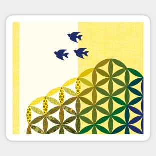 Swallows "Patchwork" Sticker